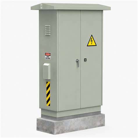 3d electrical box model